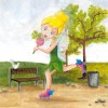 Drôle de journée pour Lola et Pépé chocolat