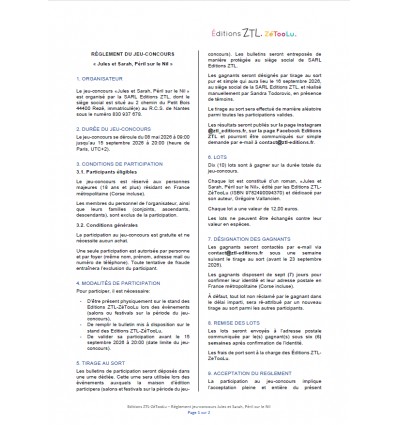 Règlement jeu-concours
