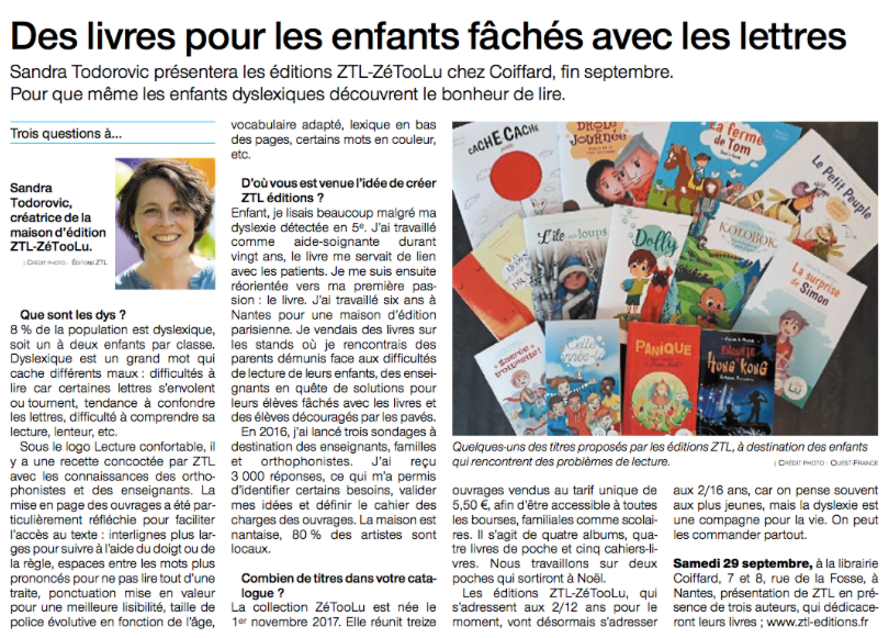 Des livres pour les enfants fâchés avec les lettres