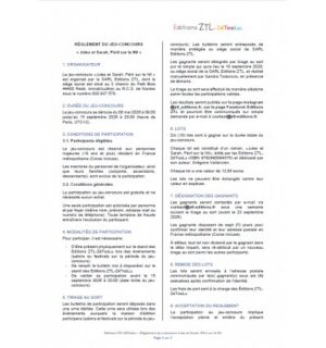 Règlement jeu-concours
