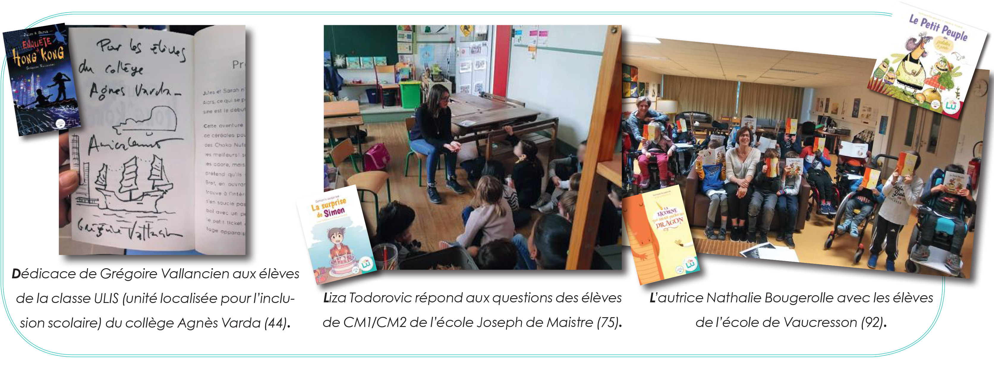 Animations culturelles des Éditions ZTL-ZéTooLu dans les écoles